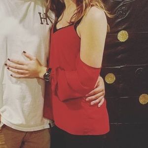 Red express blouse